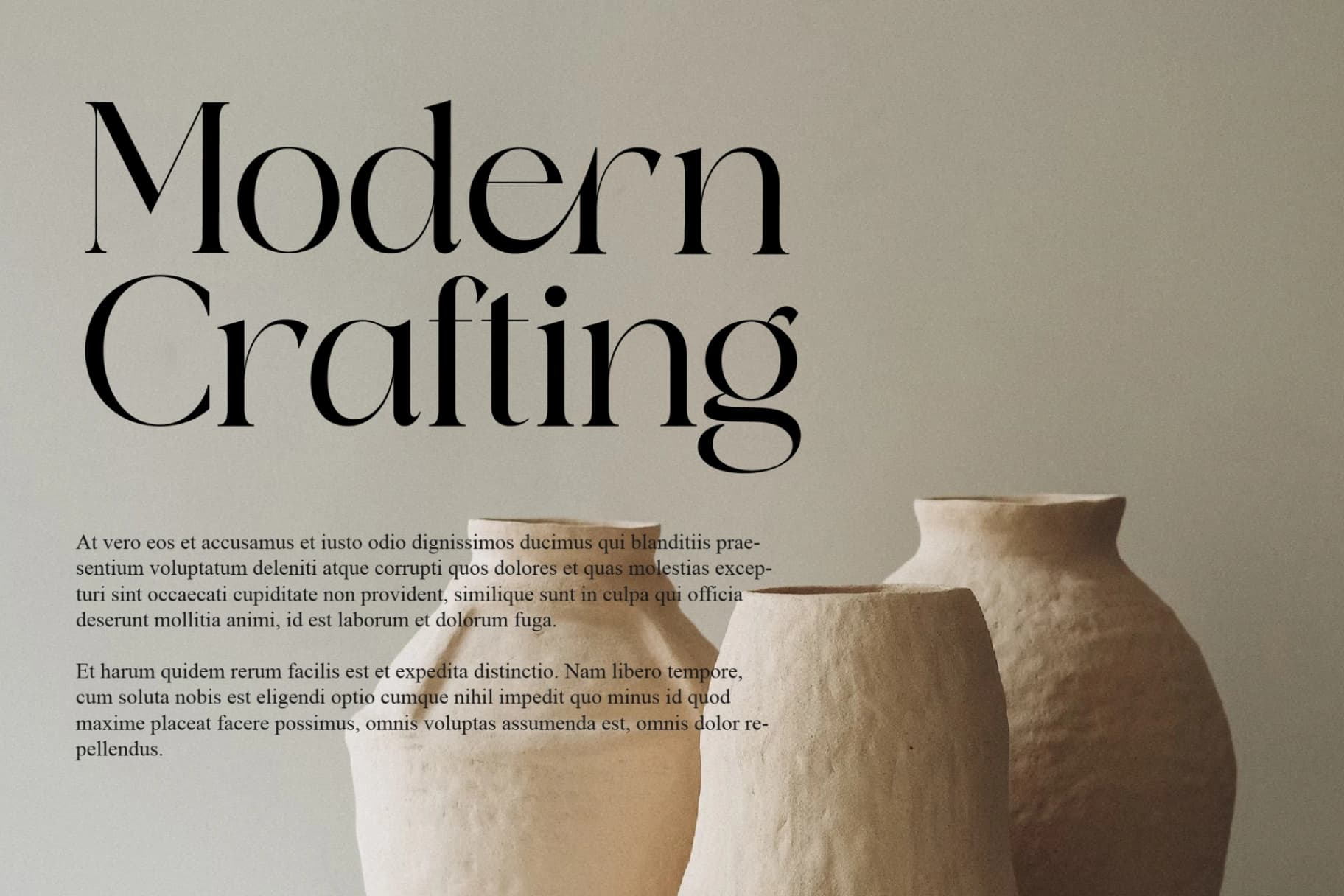 Preview 3 for Qeilab - Modern Serif Font