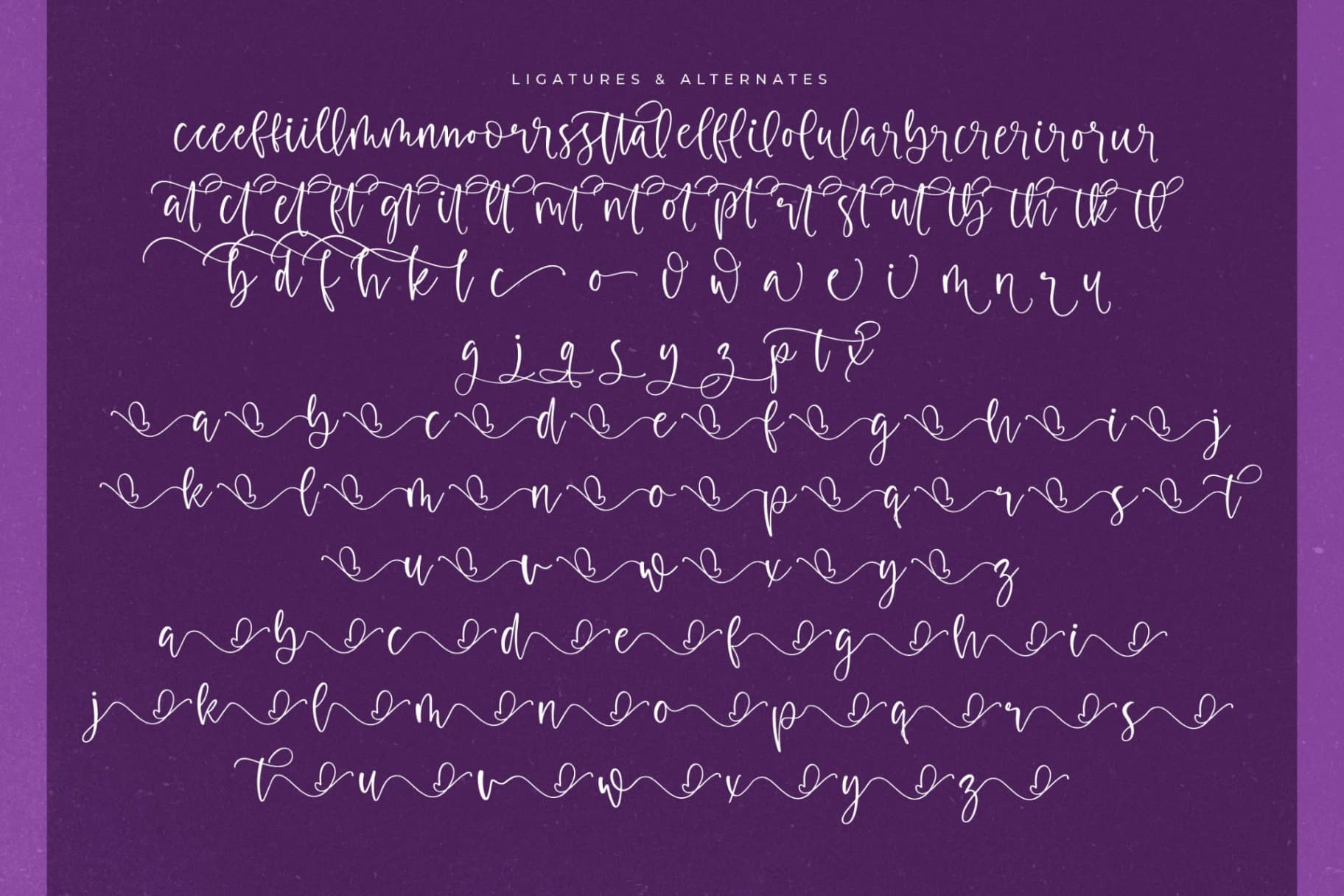Preview 14 for Marigold Sacred - Handwritten Script Font