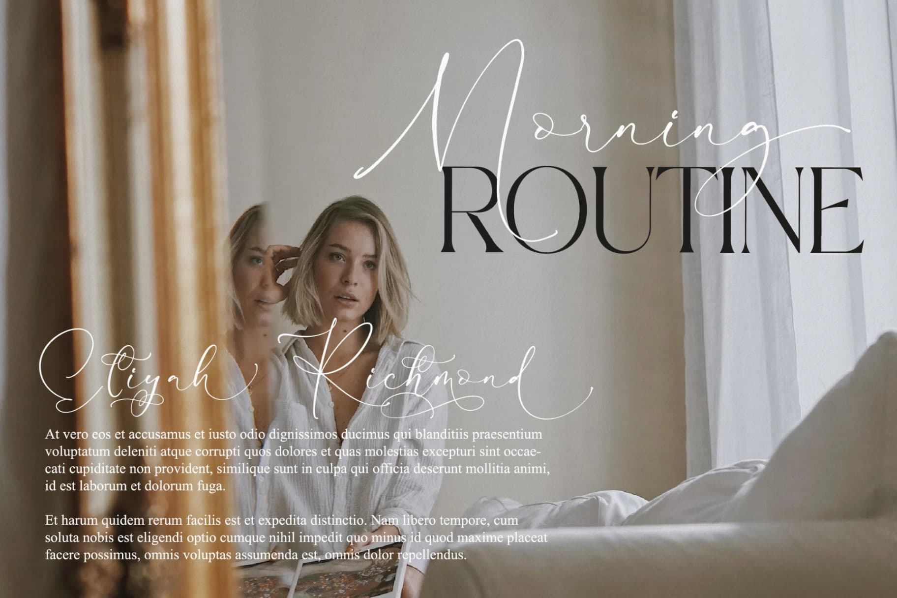Preview 2 for Magistica Herimattos - Luxury Script Font