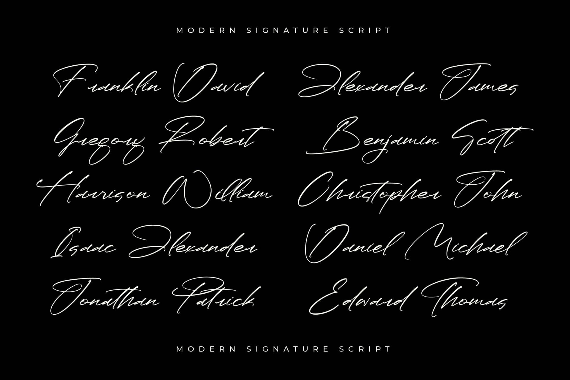 Preview 4 for Paradise Stonelife – Modern Signature Script