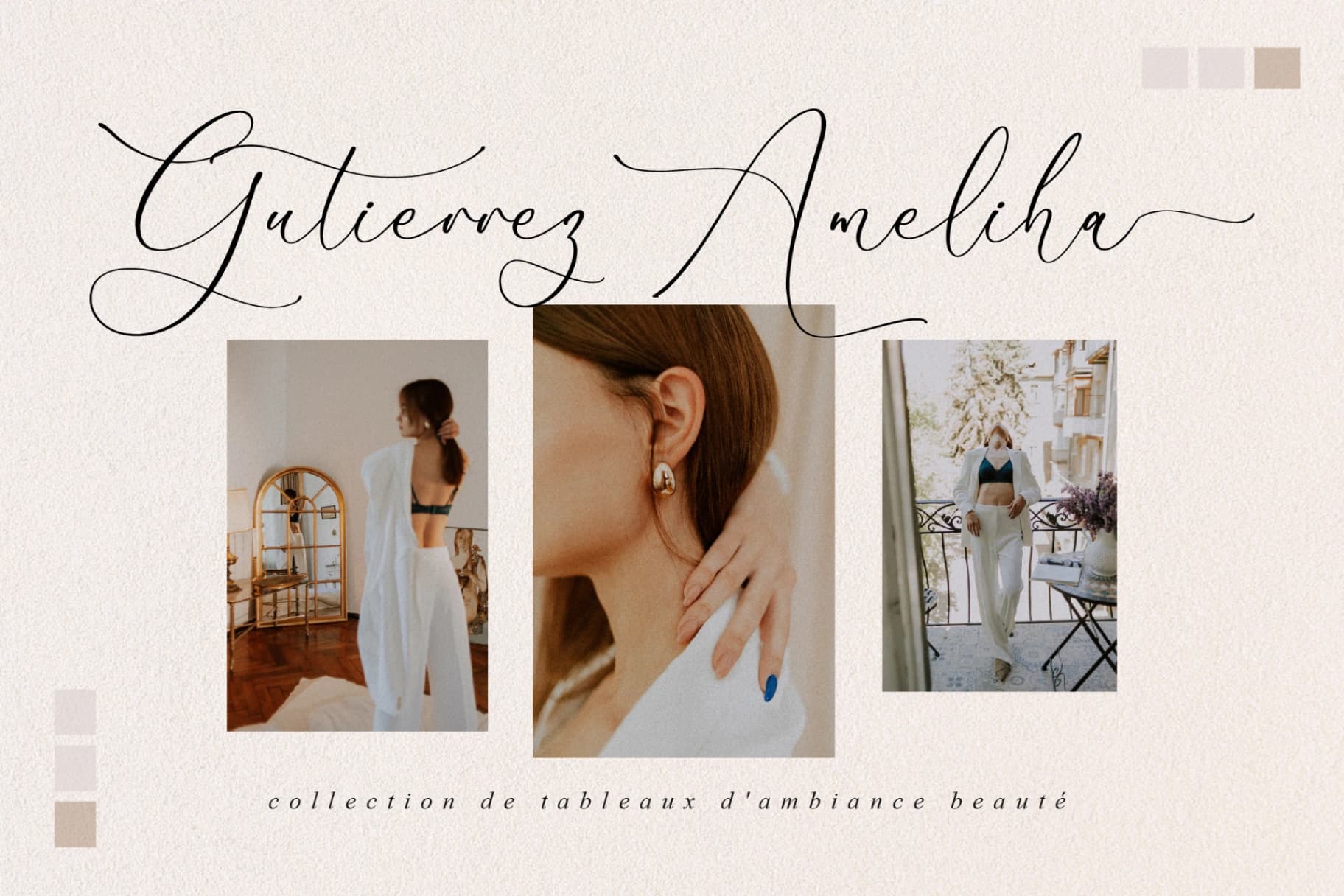 Preview 2 for Gutierha Pattery - Luxury Script Font