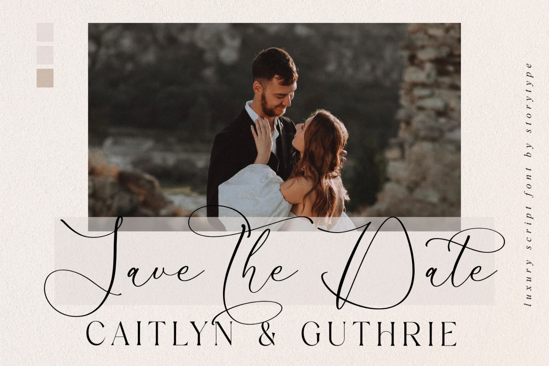 Preview 6 for Gutierha Pattery - Luxury Script Font