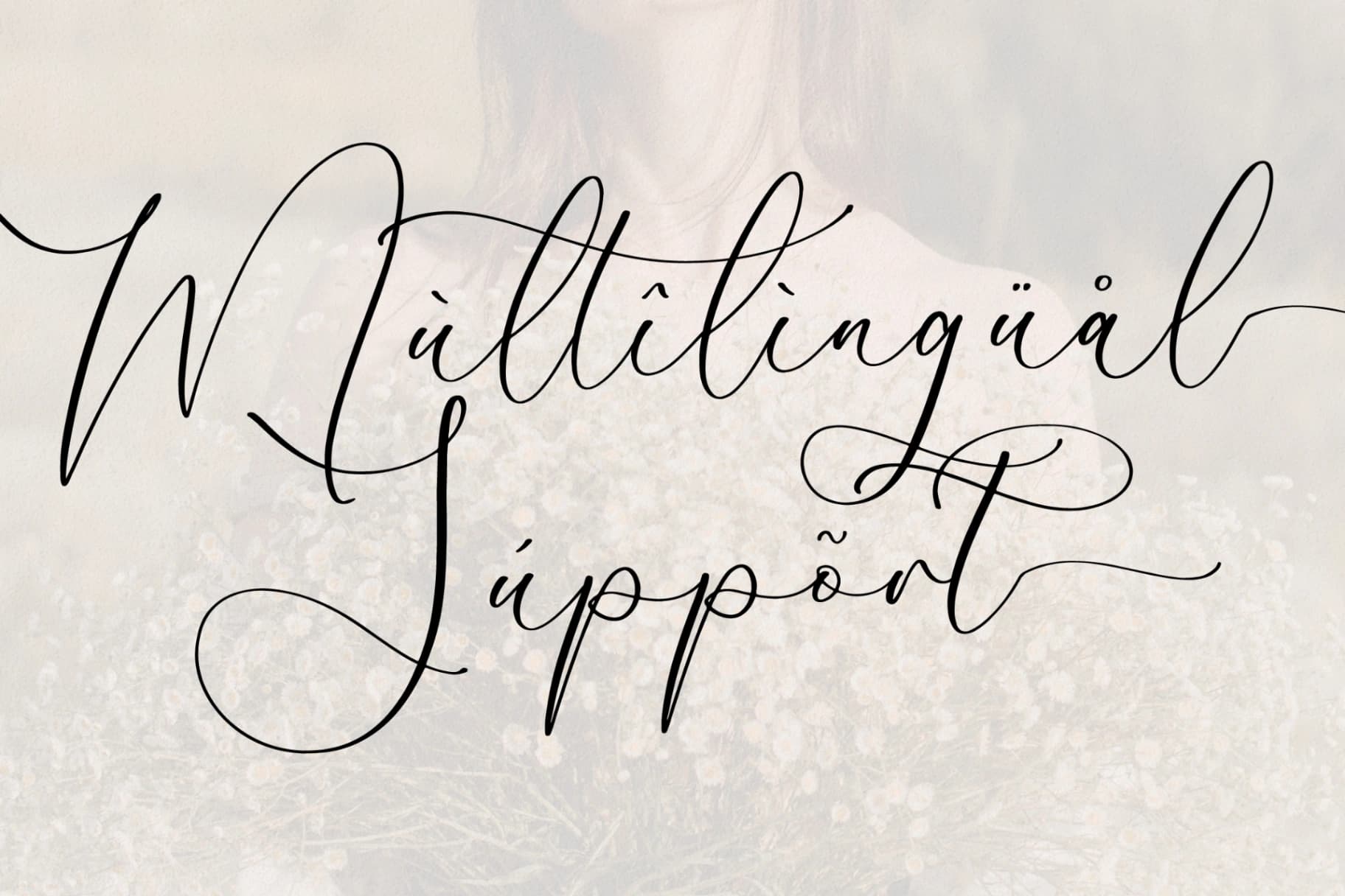 Preview 11 for Gutierha Pattery - Luxury Script Font