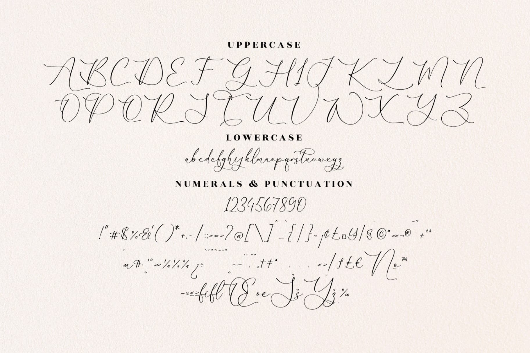 Preview 12 for Gutierha Pattery - Luxury Script Font