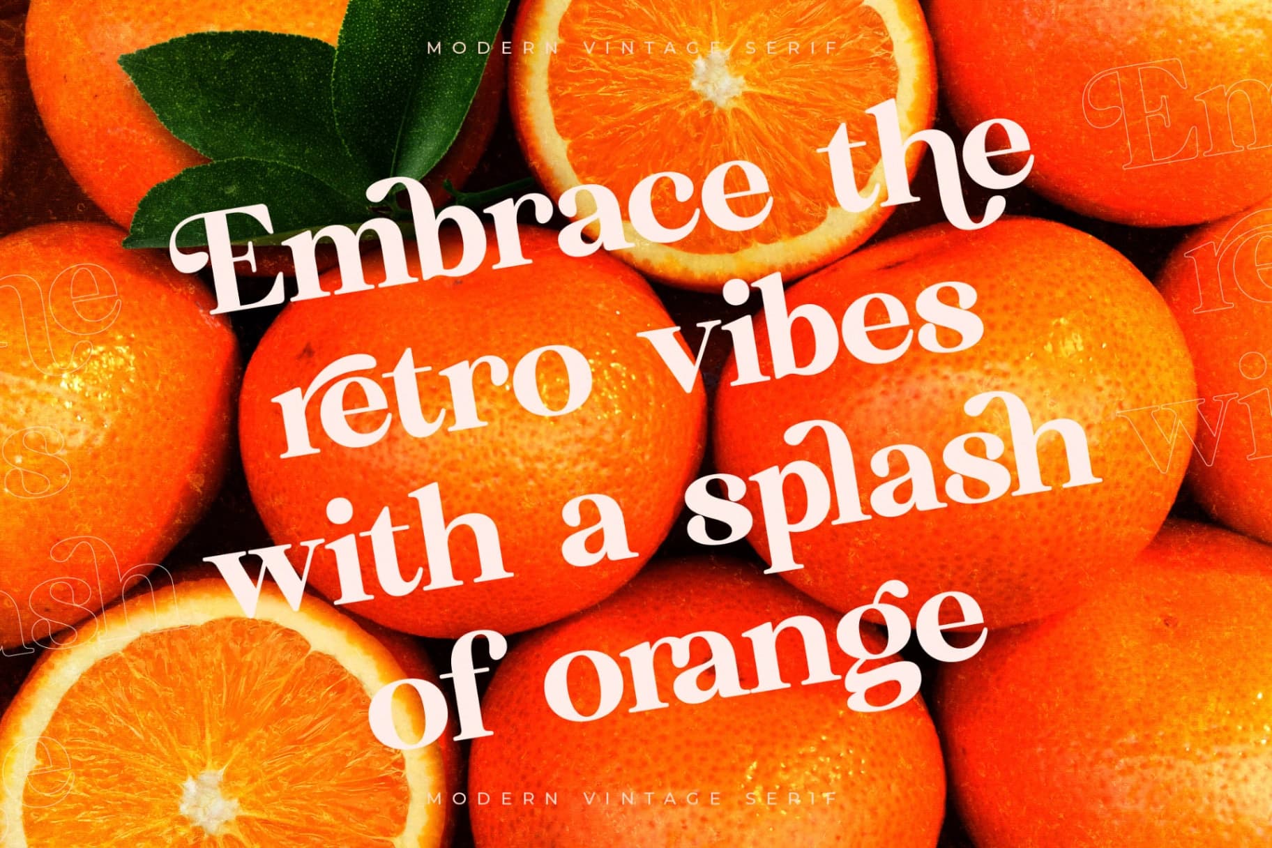 Preview 6 for Florista Mango – Modern Vintage Serif