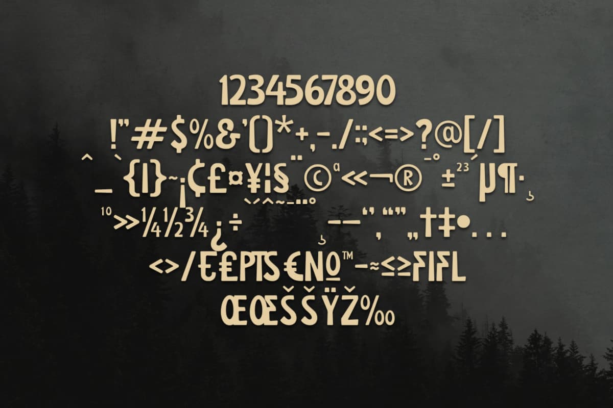 Preview 13 for Rock Wastro - Blod Display Typeface