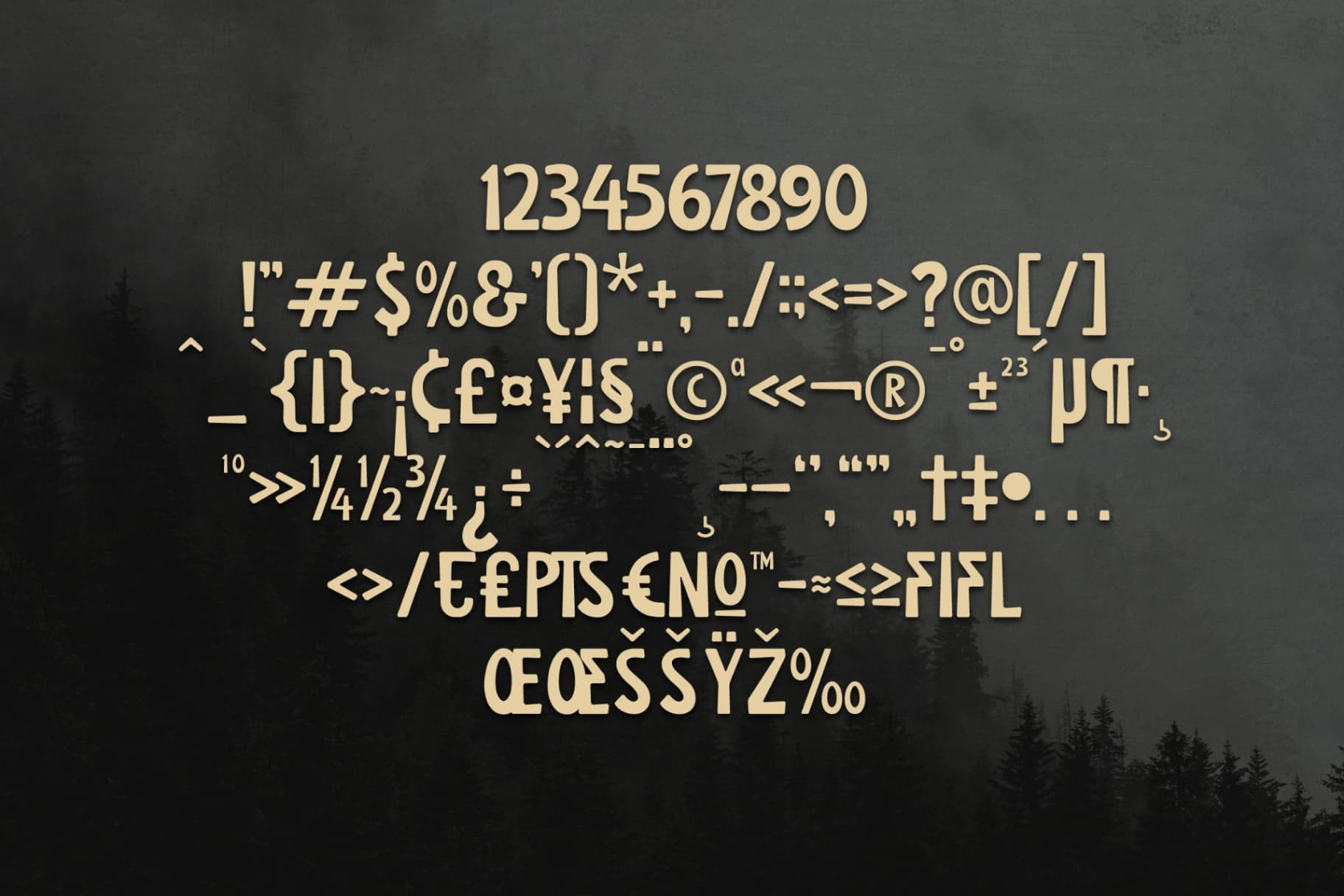Preview 13 for Rock Wastro - Blod Display Typeface