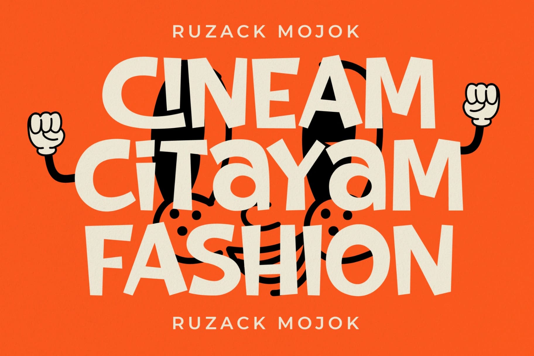 Preview 5 for Ruzack Mojok - Display Font