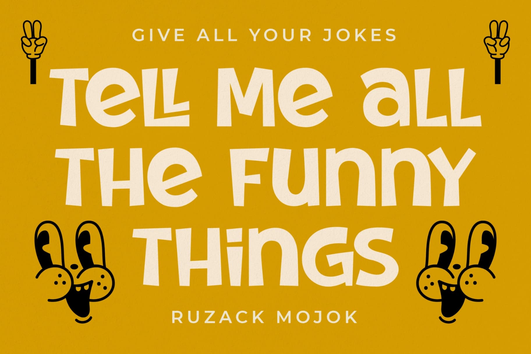 Preview 2 for Ruzack Mojok - Display Font