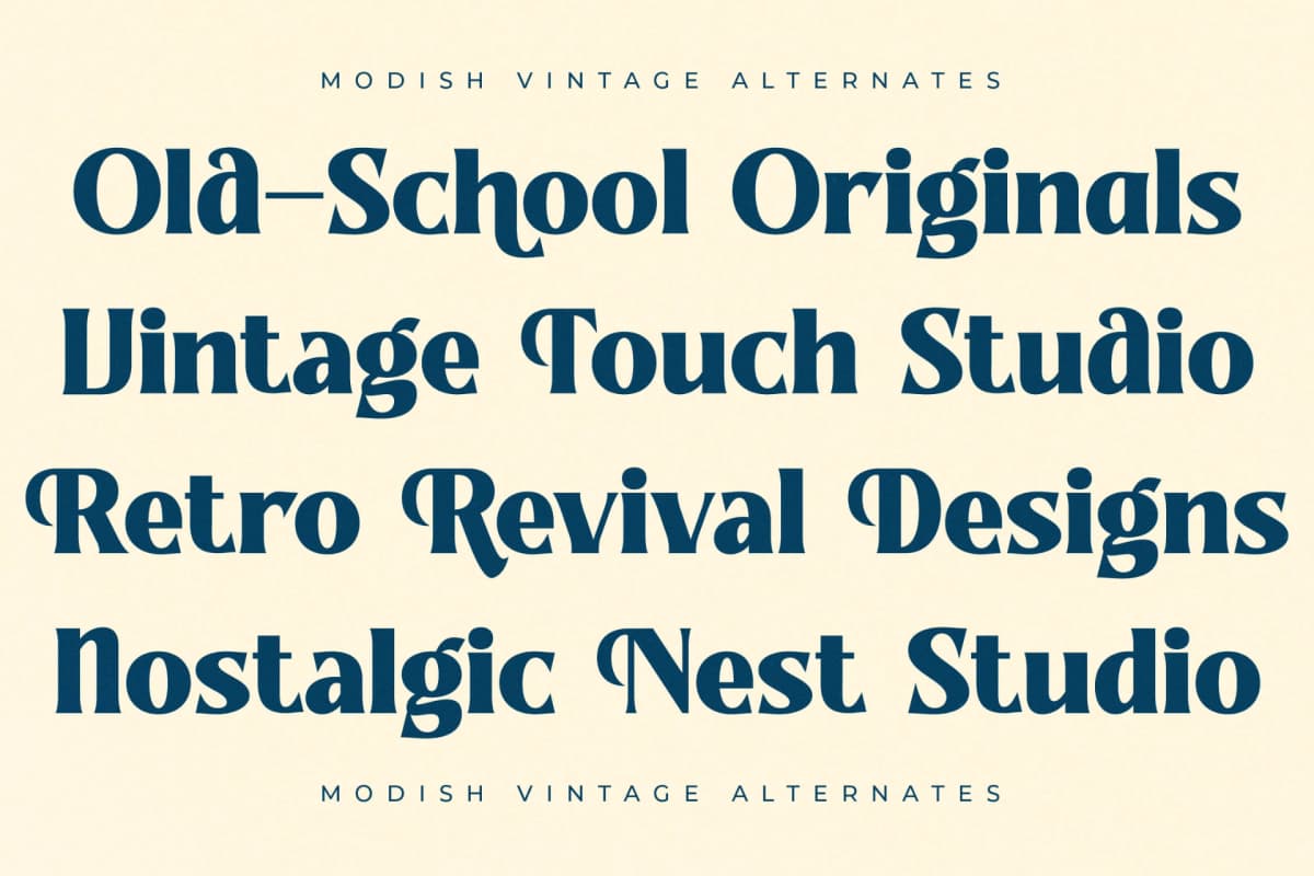 Preview 2 for Readom Builder - Vintage Display Serif