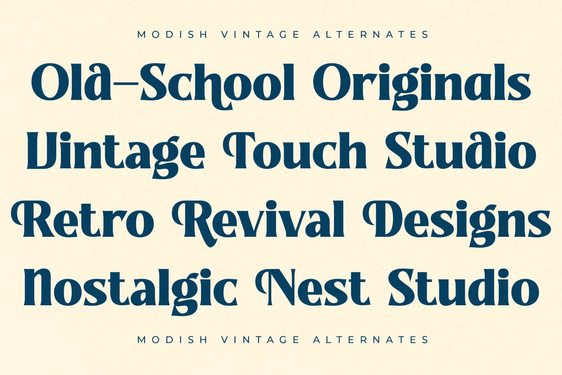 Preview 2 for Readom Builder - Vintage Display Serif