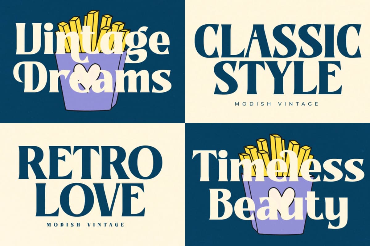 Preview 5 for Readom Builder - Vintage Display Serif