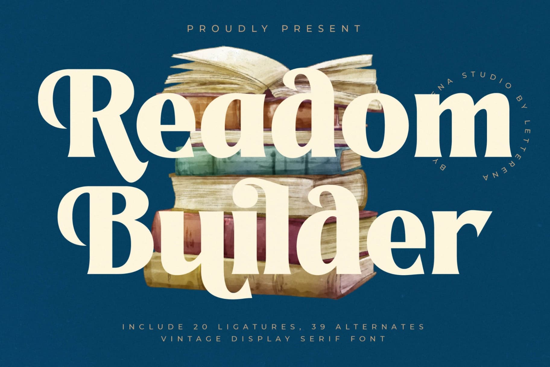 Preview 1 for Readom Builder - Vintage Display Serif