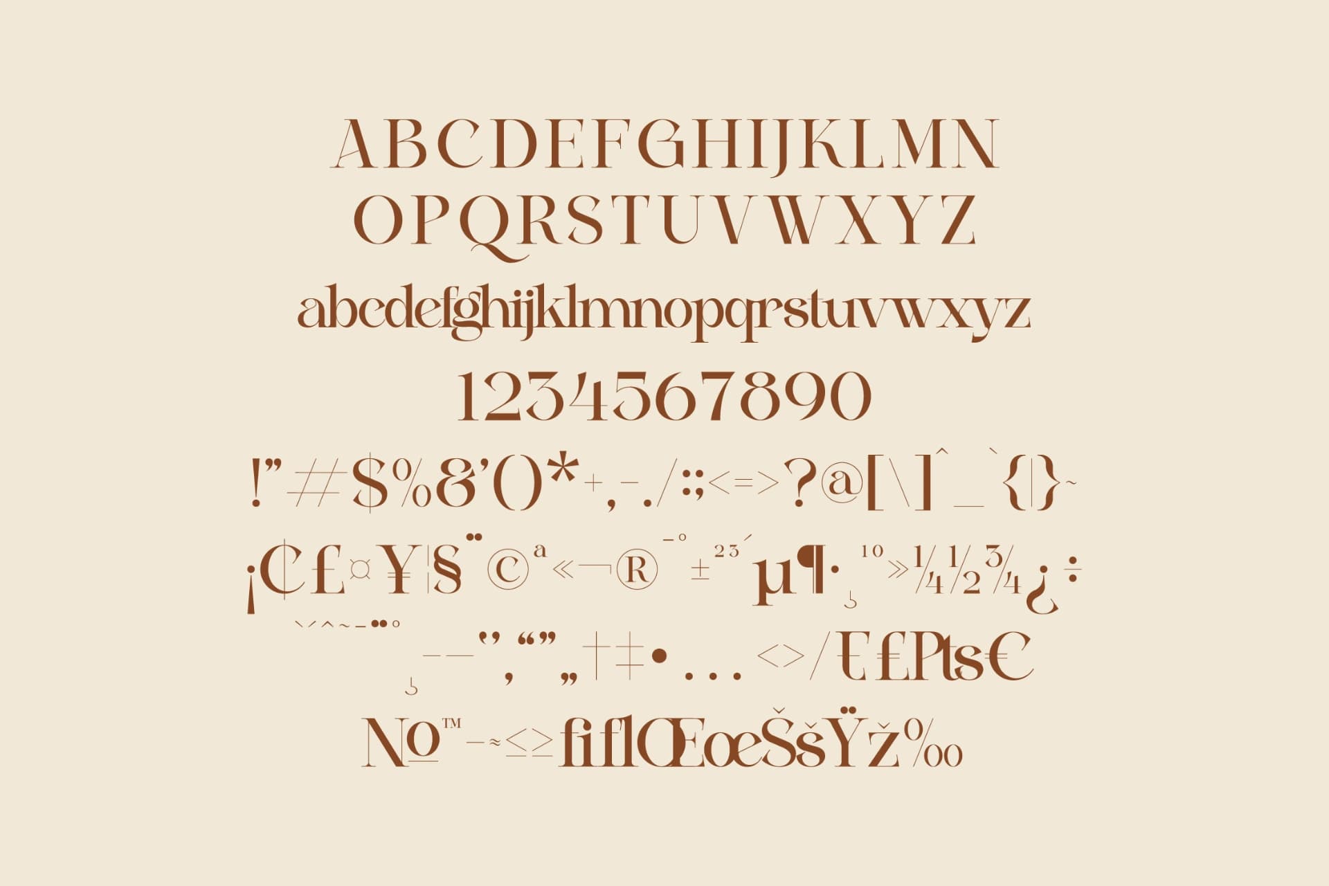 Preview 13 for Satista - Modern Serif Font
