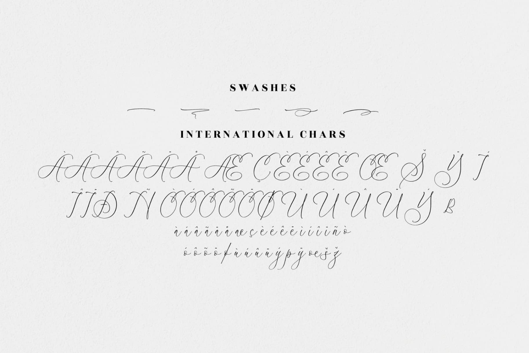 Preview 14 for Athena Modern - Luxury Script Font