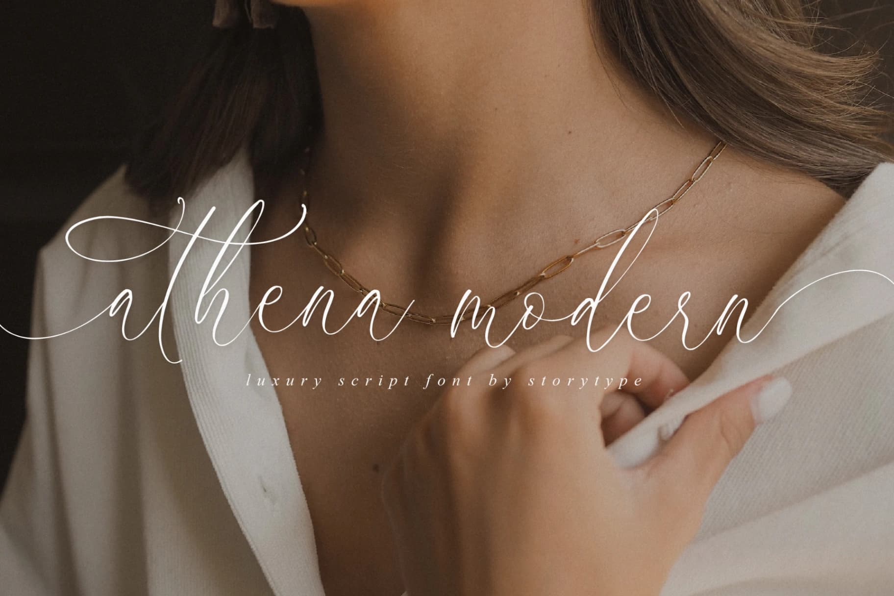 Preview 1 for Athena Modern - Luxury Script Font