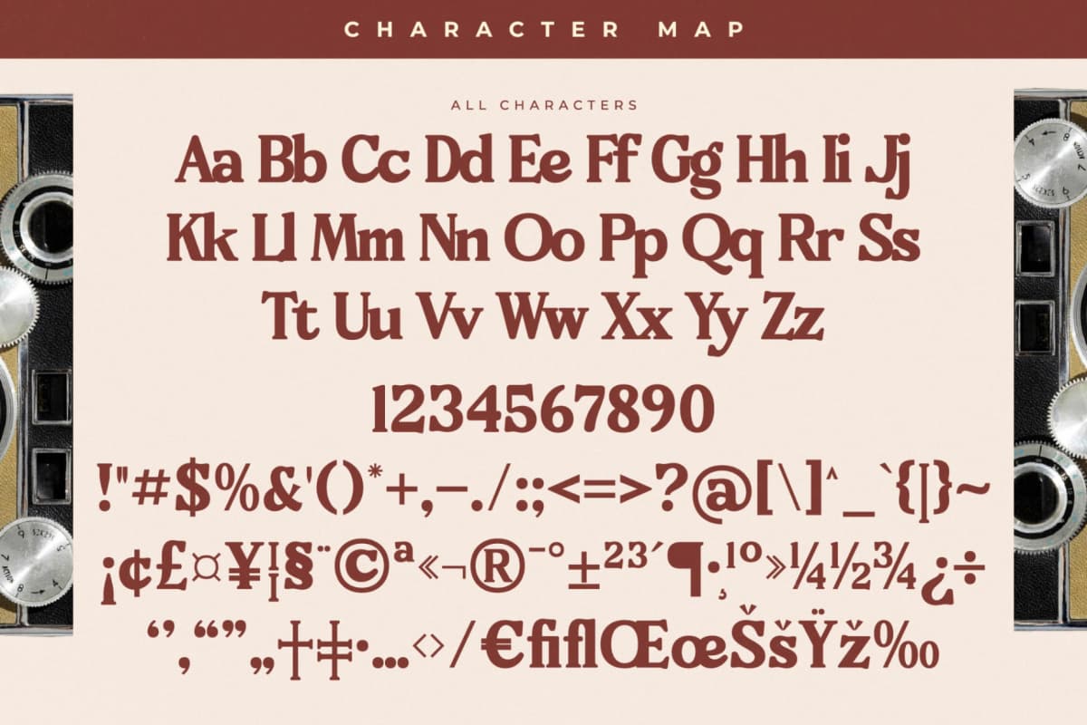 Bricks Antique - Modern Vintage Serif font preview 13