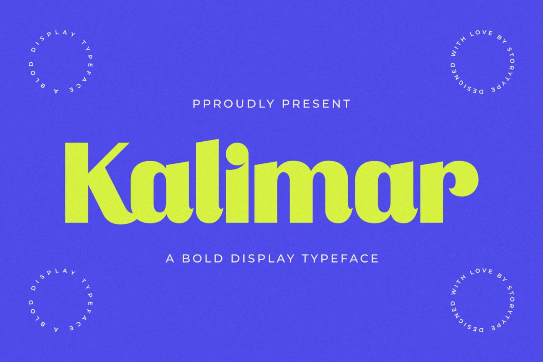 Preview 1 for Kalimar Bold - Display Typeface Font