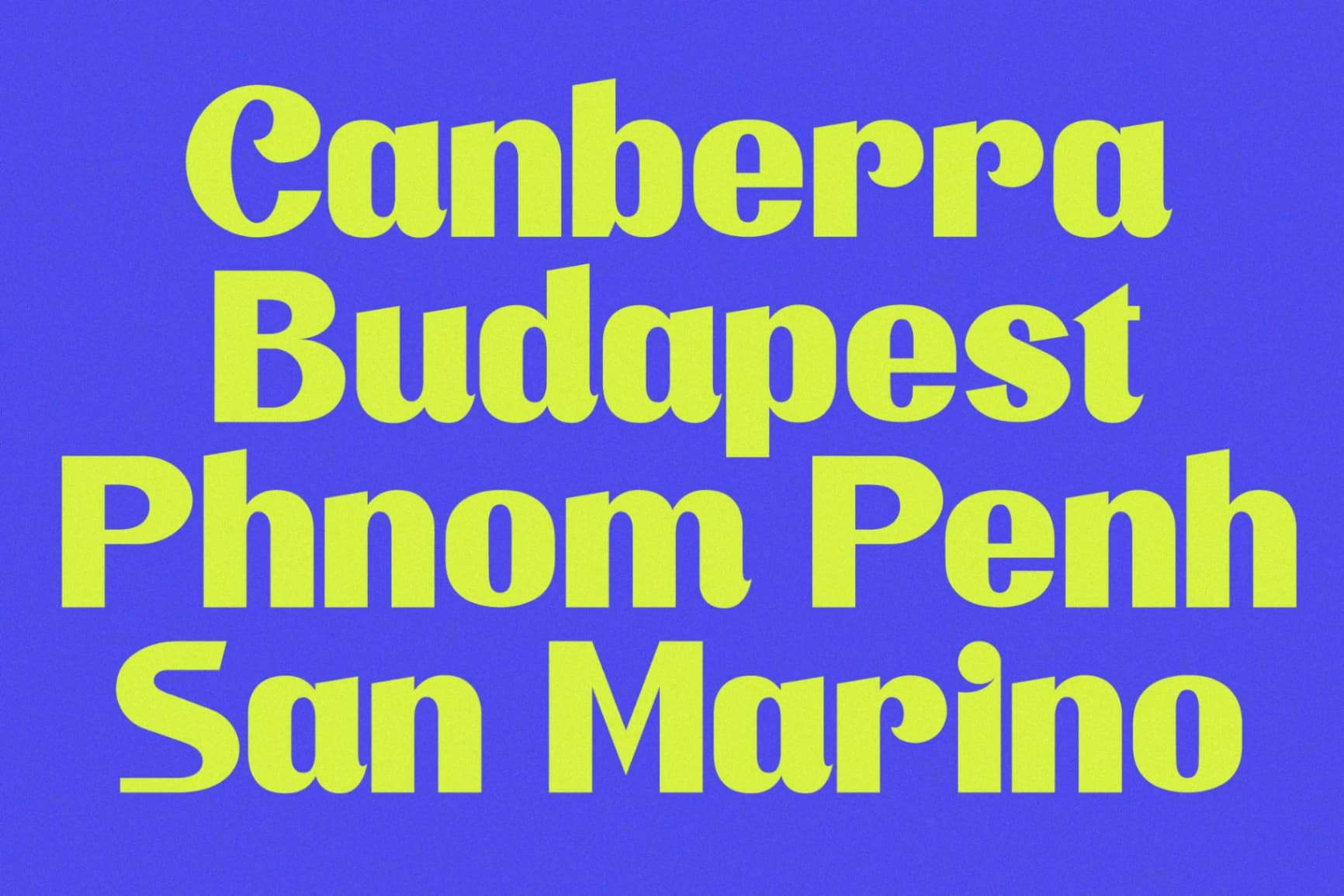 Preview 7 for Kalimar Bold - Display Typeface Font