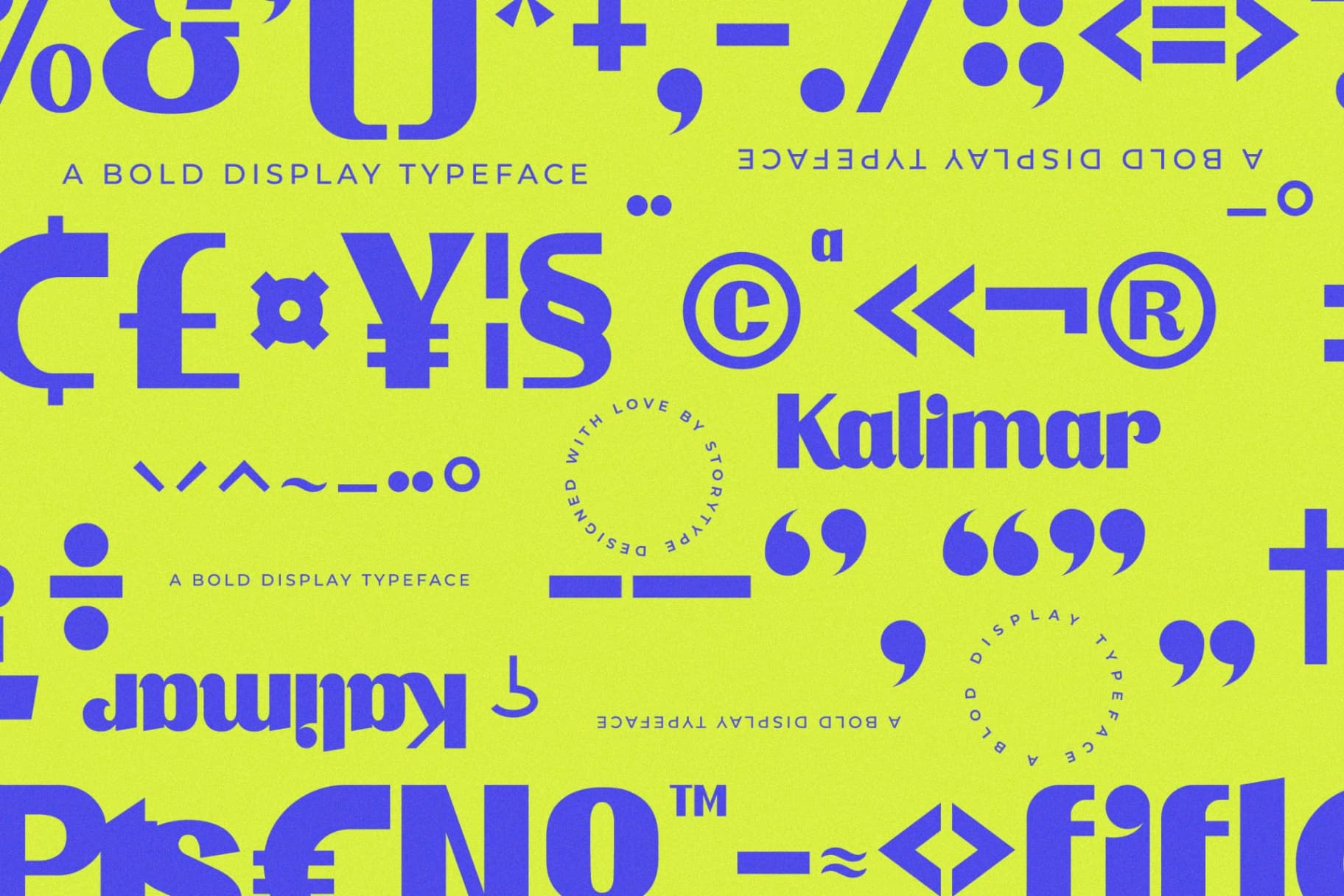 Preview 2 for Kalimar Bold - Display Typeface Font