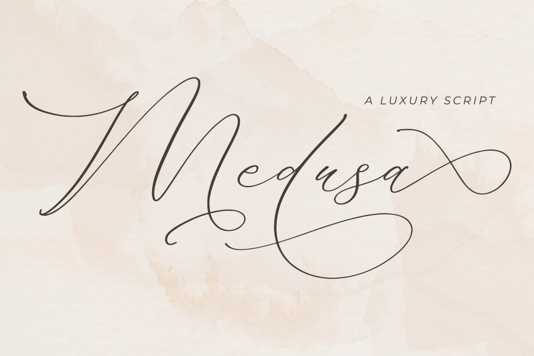 Preview of Medusa - Luxury Script Font font