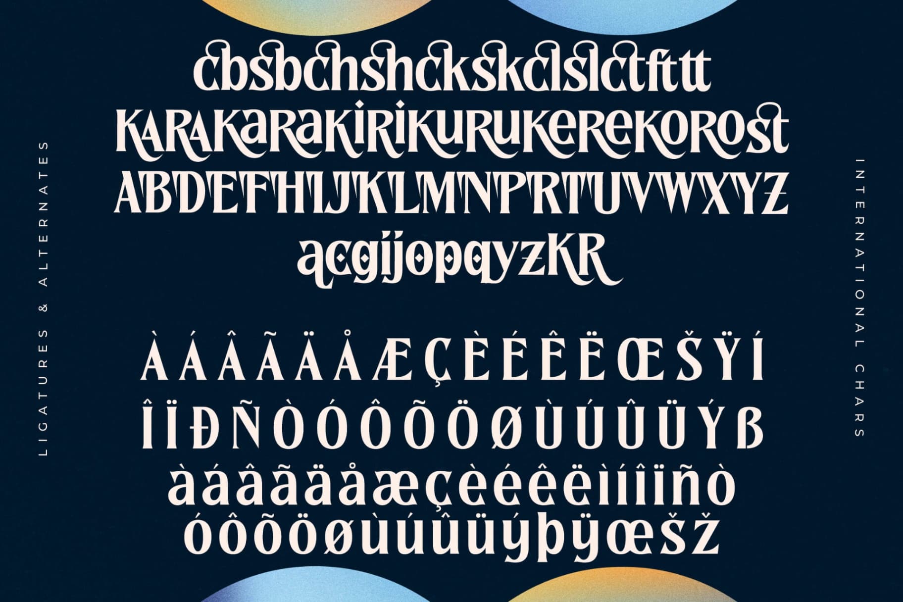 Preview 14 for Norique - Modern Display Typeface