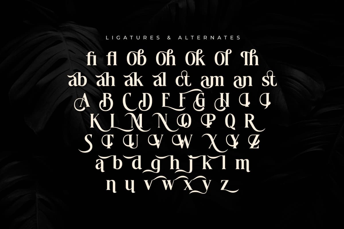 Preview 13 for Fantasy Magist - Elegant Serif Font