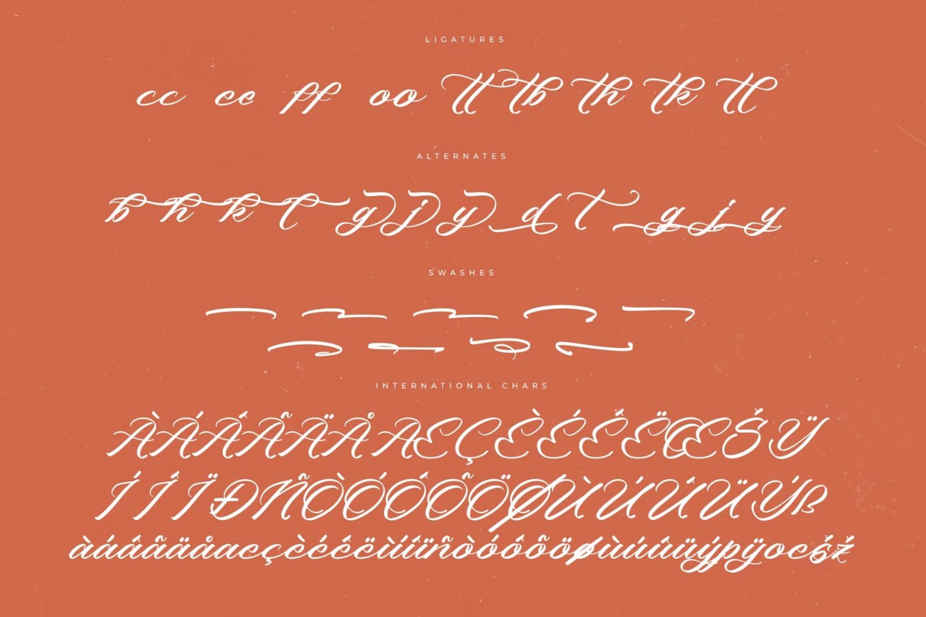 Preview 14 for Machine Vintage – Modern Stylish Script