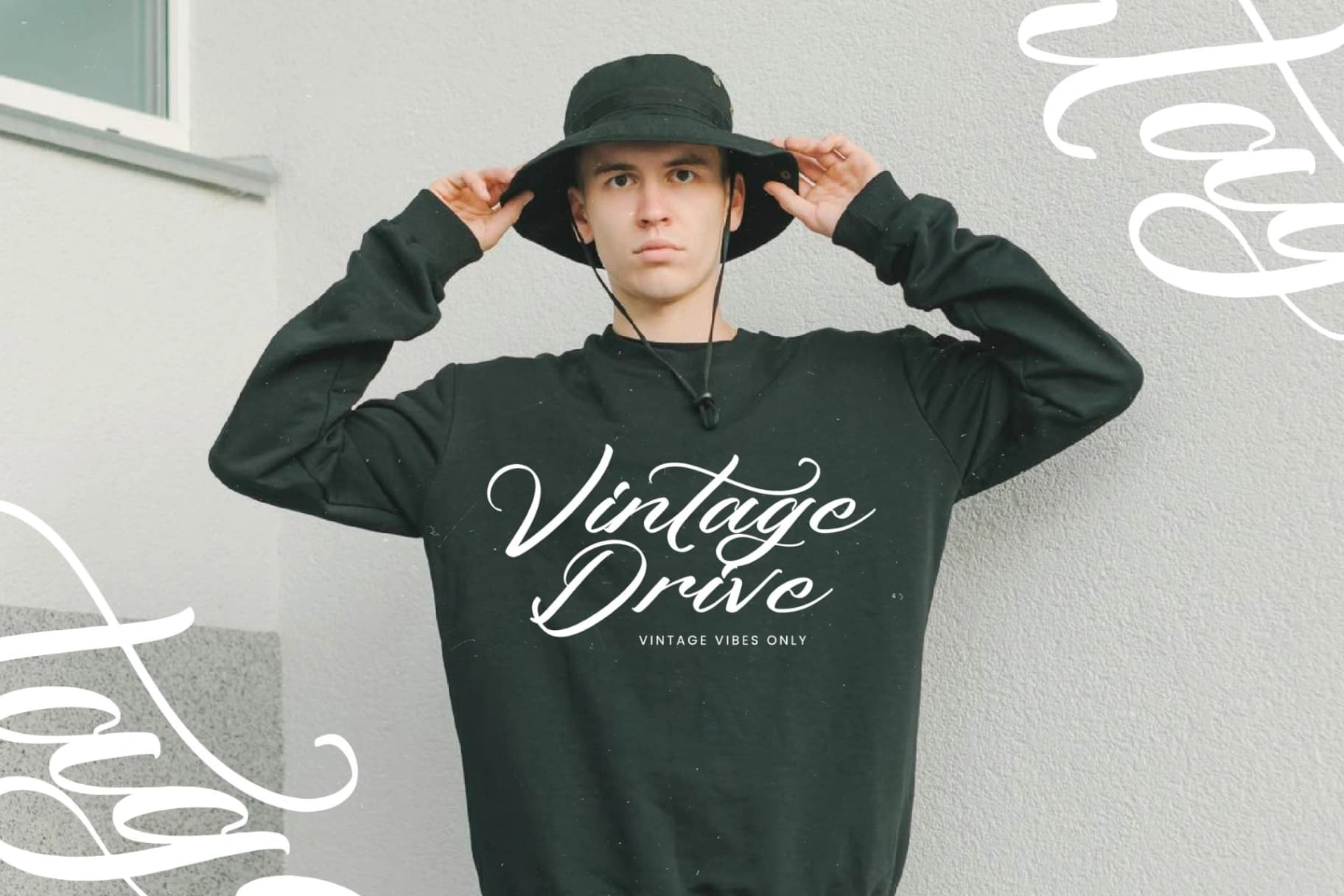 Preview 7 for Machine Vintage – Modern Stylish Script