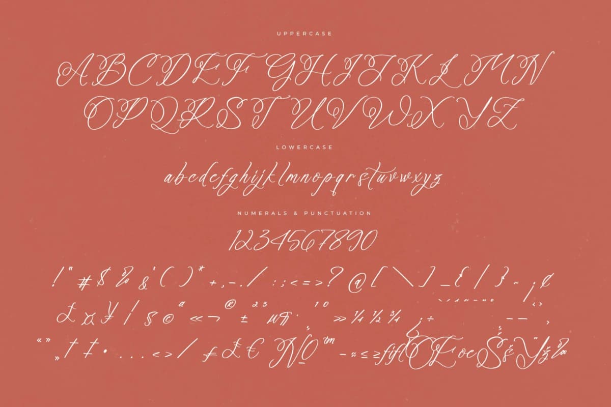 Mialora Sagitha – Beauty Calligraphy Script font preview 13