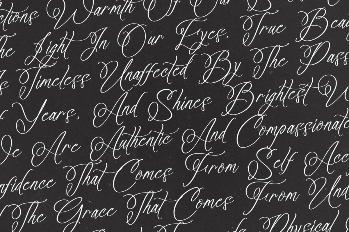 Mialora Sagitha – Beauty Calligraphy Script font preview 11