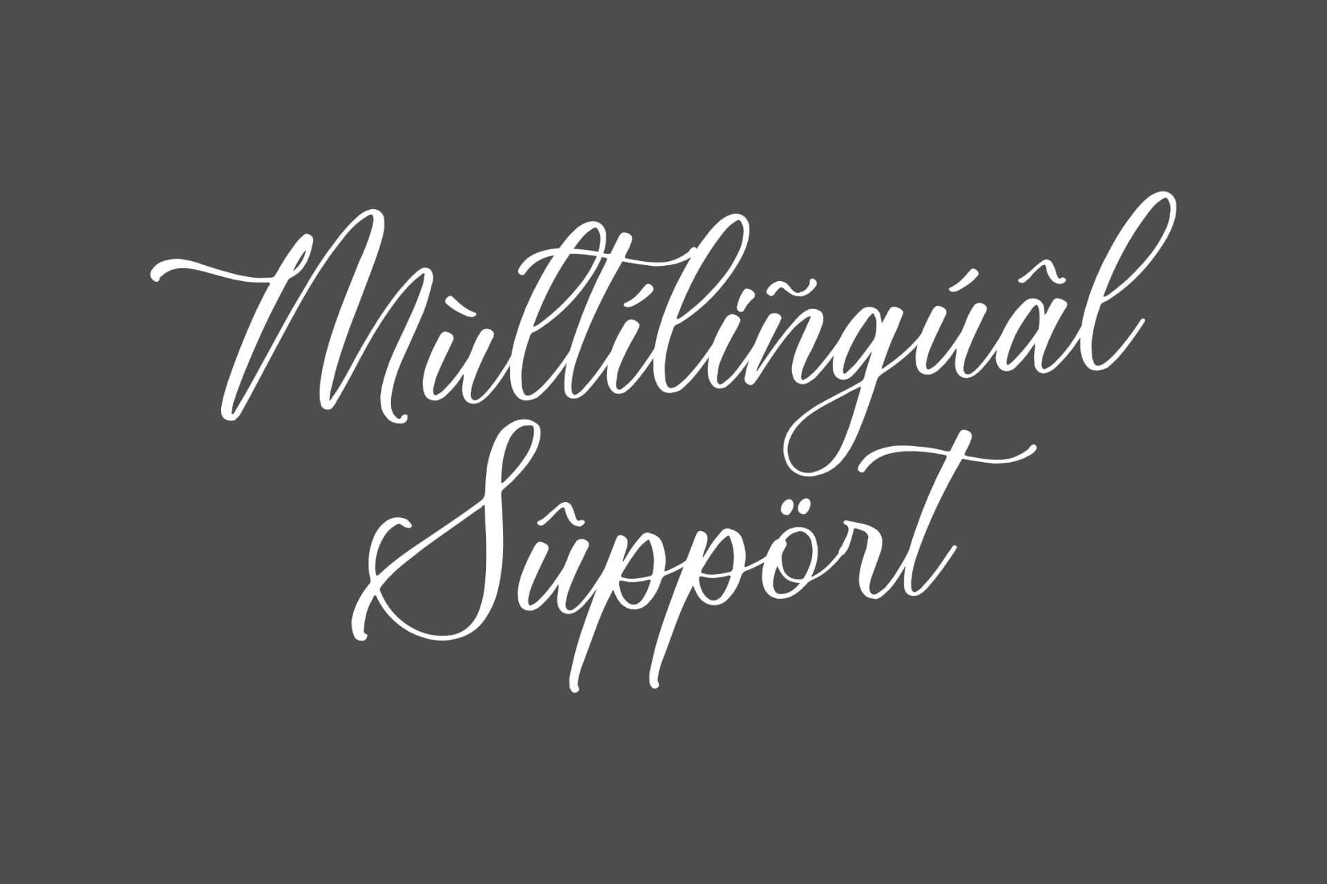 Preview 12 for Gattenburg Mikalia - Beautiful Script Font