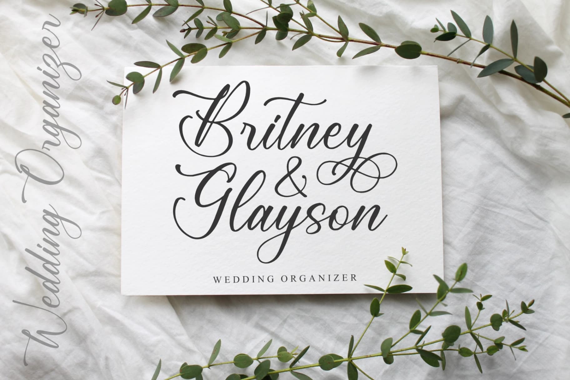 Preview 9 for Gattenburg Mikalia - Beautiful Script Font