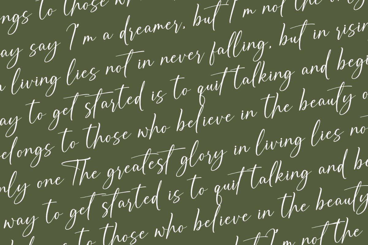 Auronifal Meribant – Modern Signature Font font preview 10