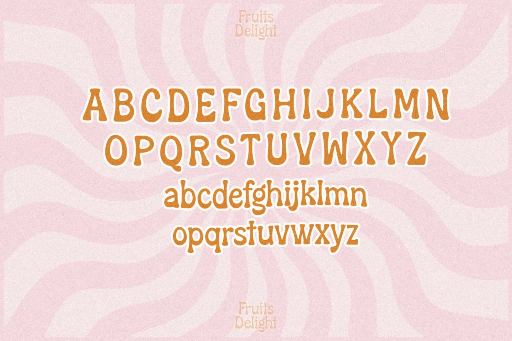 Preview 12 for Fruits Delight - Groovy Retro Font