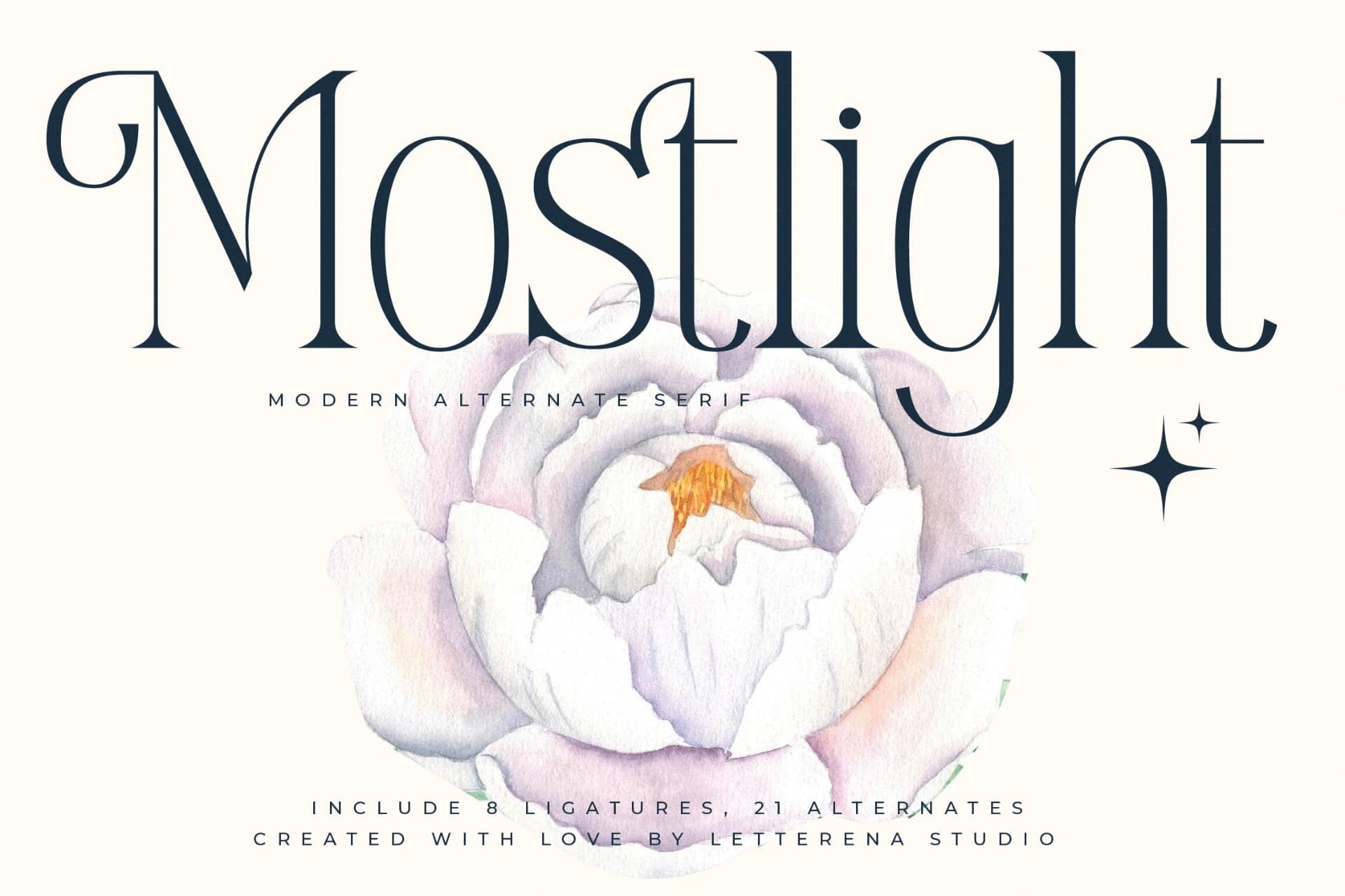 Preview 1 for Mostlight - Modern Alternate Serif