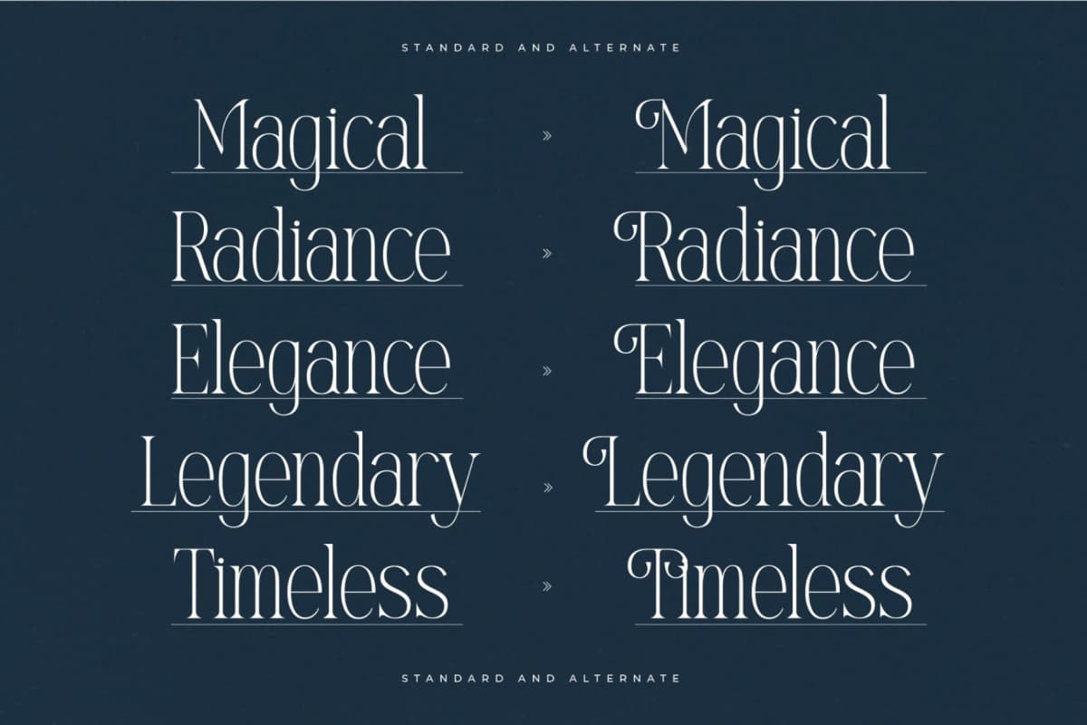 Preview 4 for Mostlight - Modern Alternate Serif