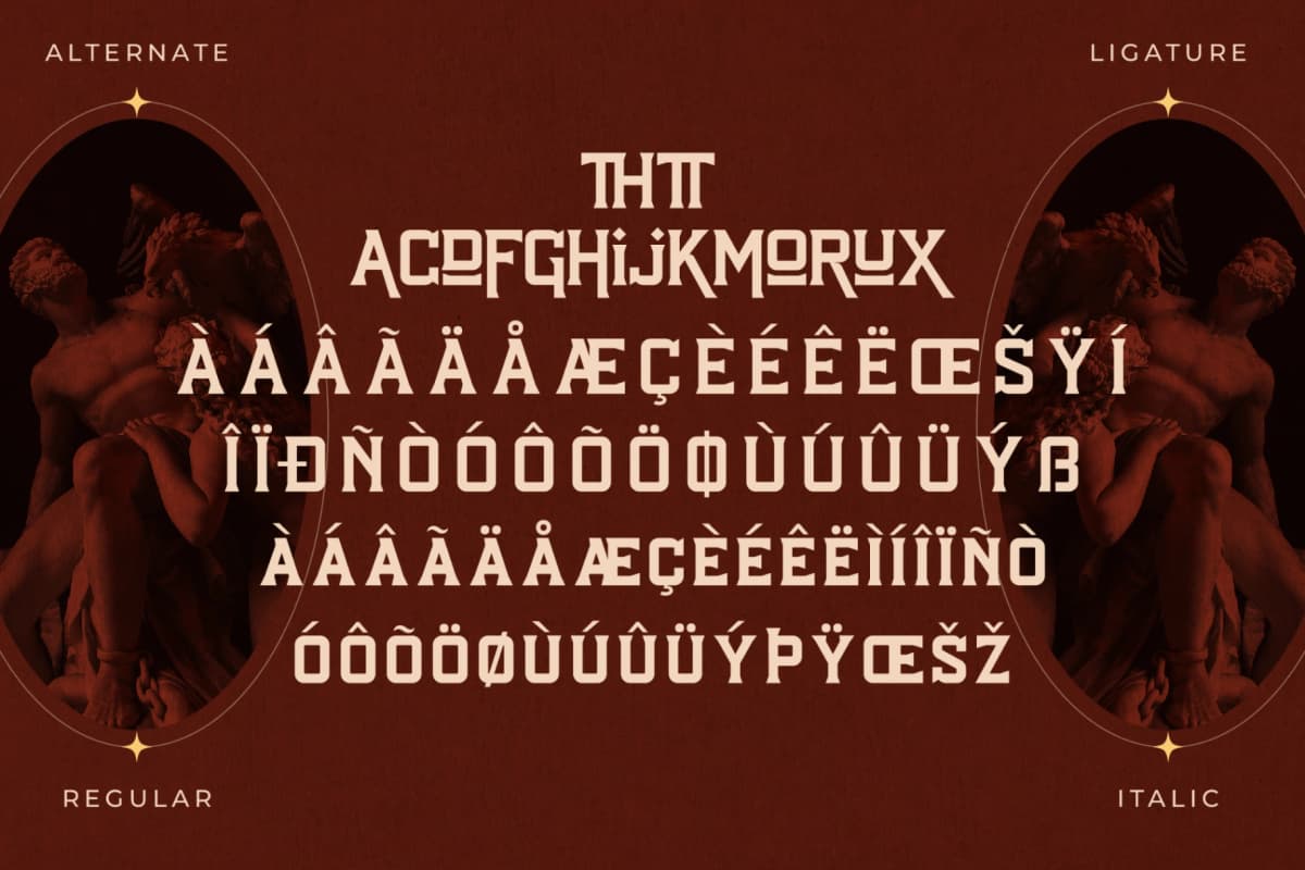 Preview 14 for Squired Dimonds - Display Typeface