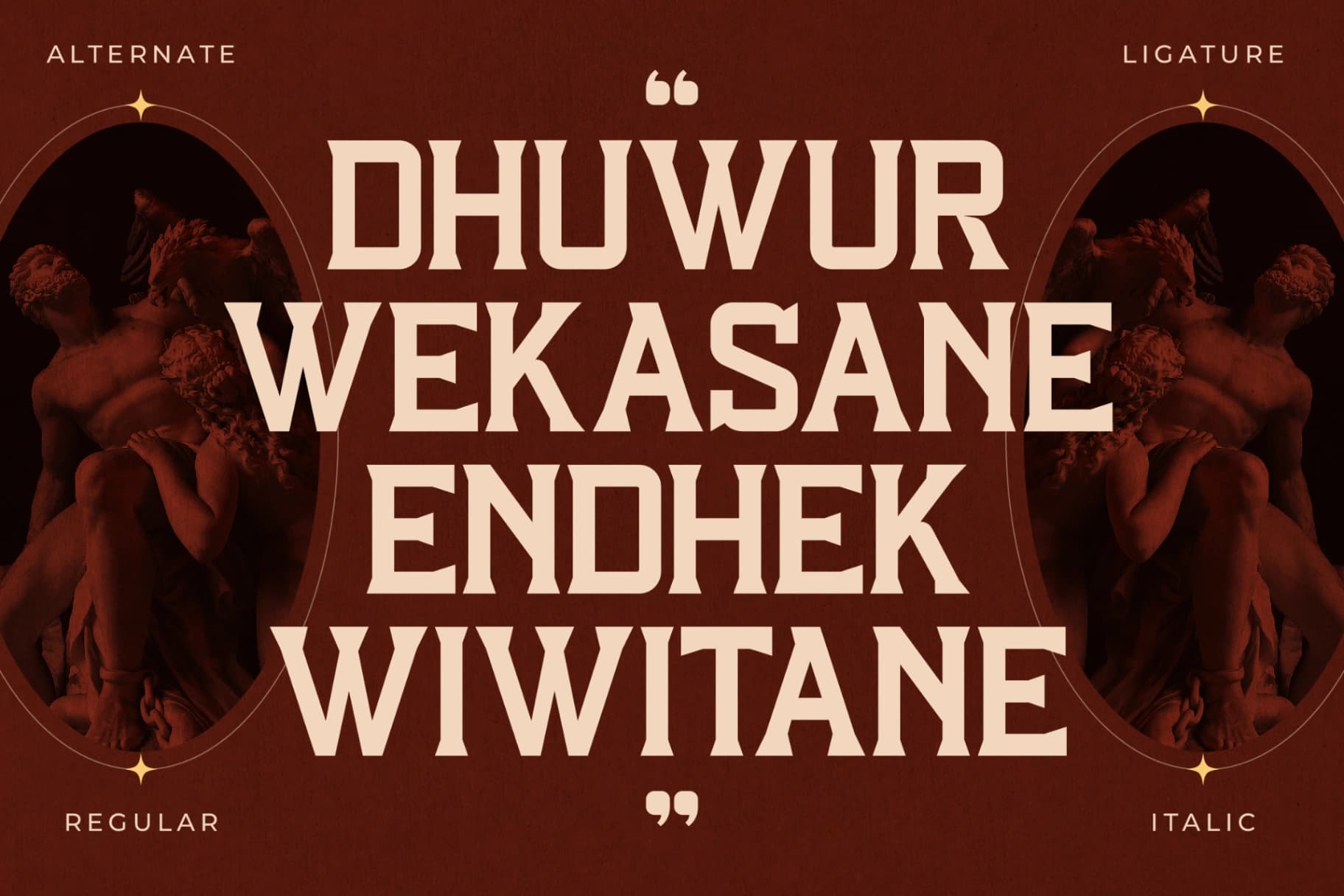 Preview 8 for Squired Dimonds - Display Typeface