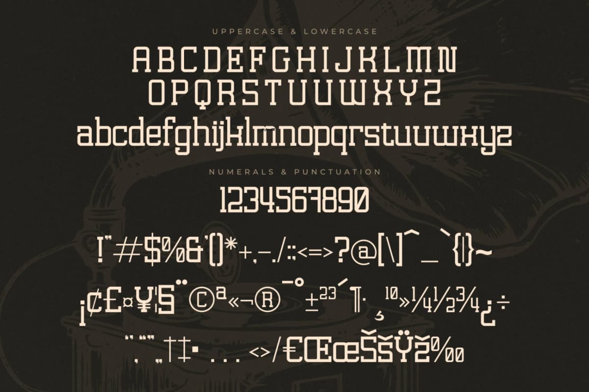 Preview 13 for Lastime Echoes - Display Slab Serif