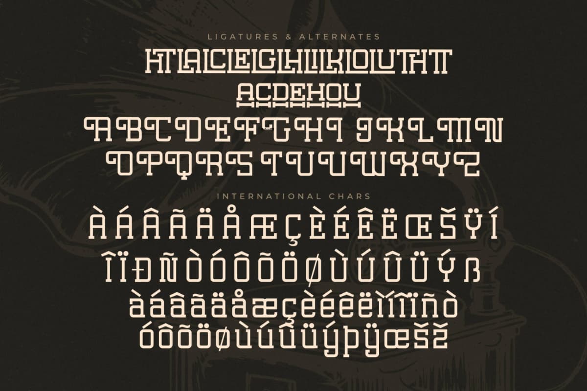 Preview 14 for Lastime Echoes - Display Slab Serif