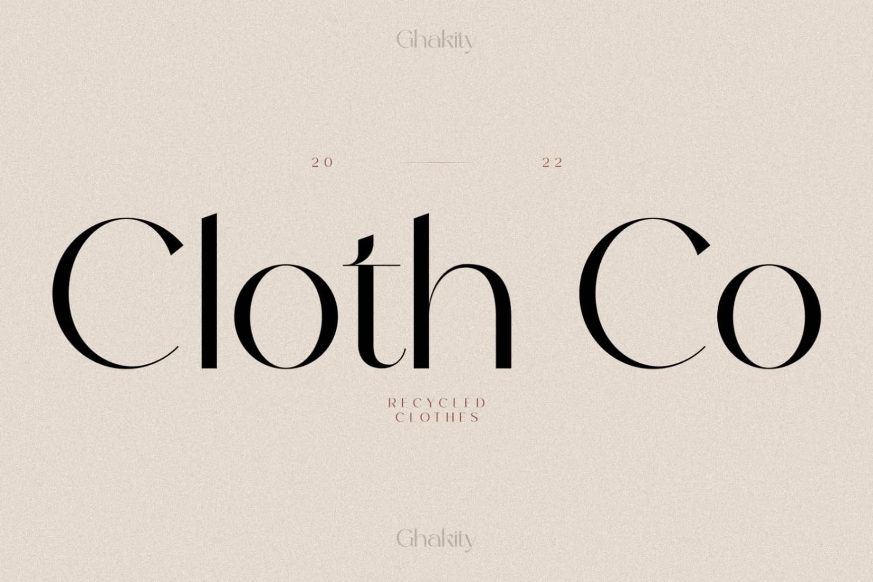 Preview 6 for Ghakity - Clean Display Sans