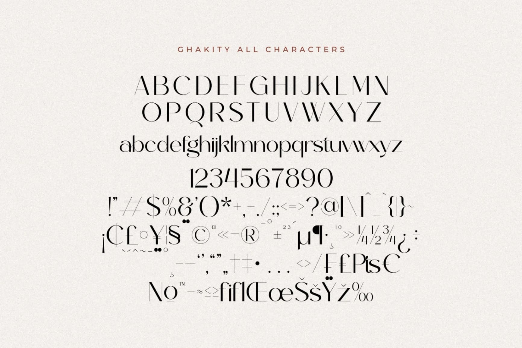 Preview 13 for Ghakity - Clean Display Sans