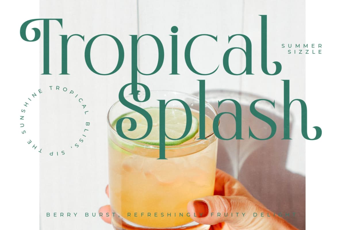 Nostalgin - Beauty Alternate Serif font preview 12