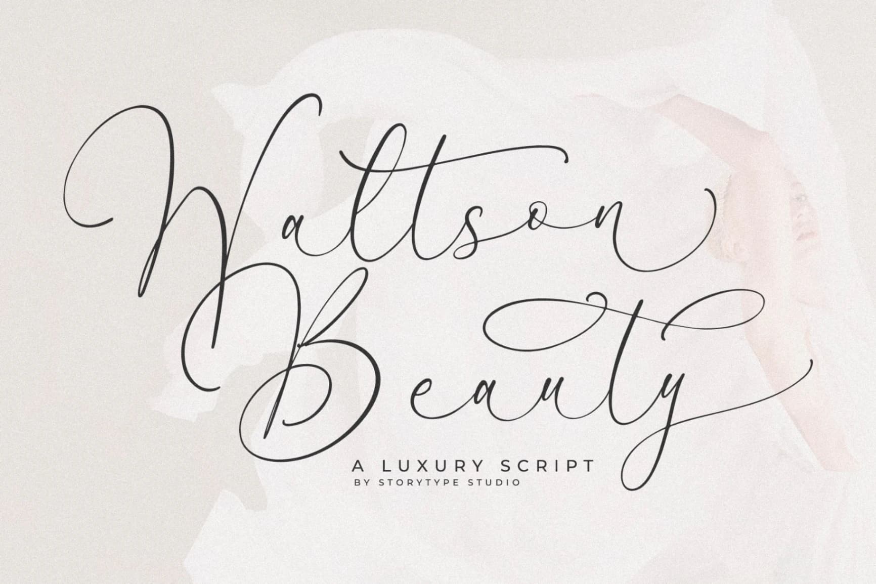 Preview of Waltson Beauty - Luxury Script Font font