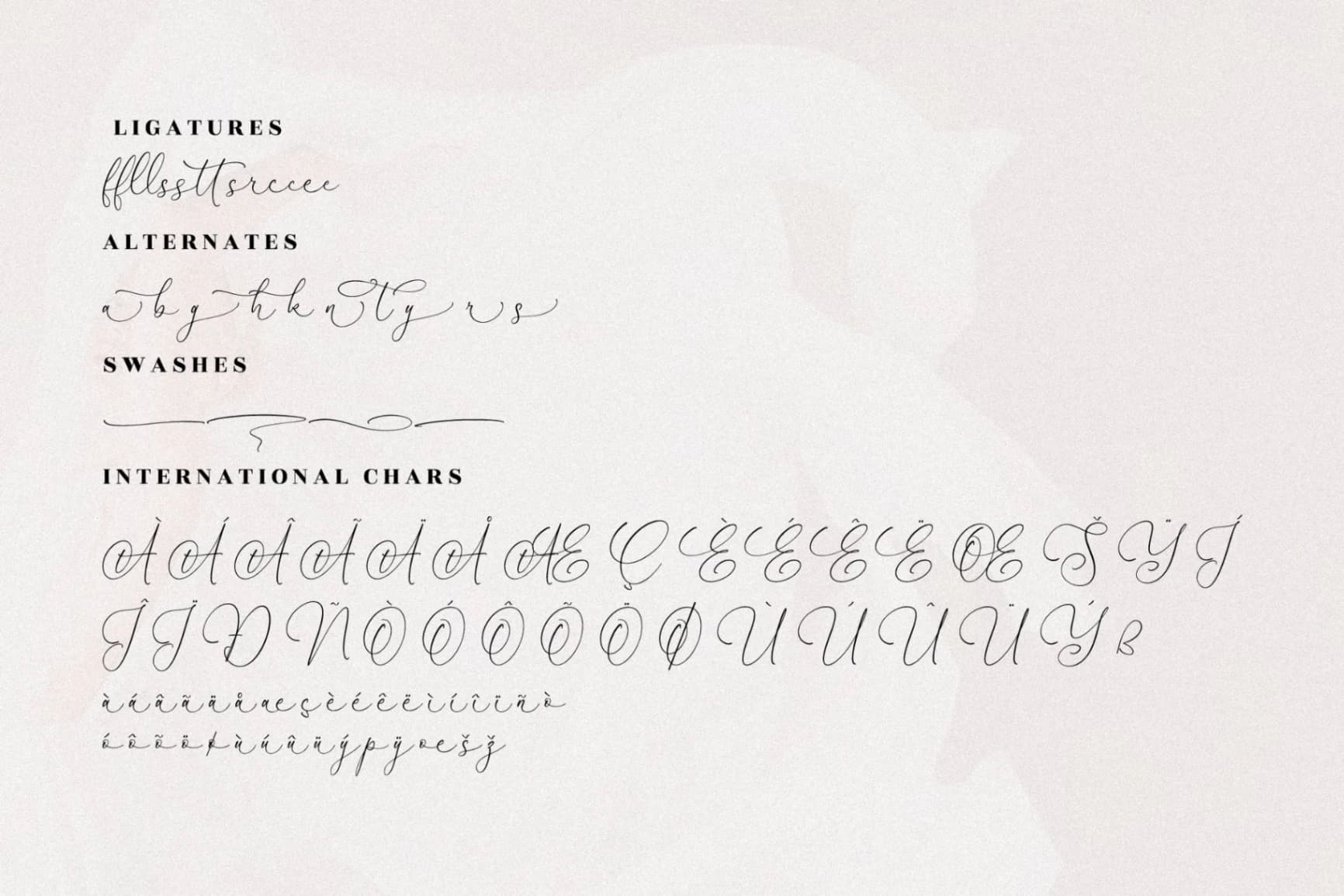Preview 14 for Waltson Beauty - Luxury Script Font
