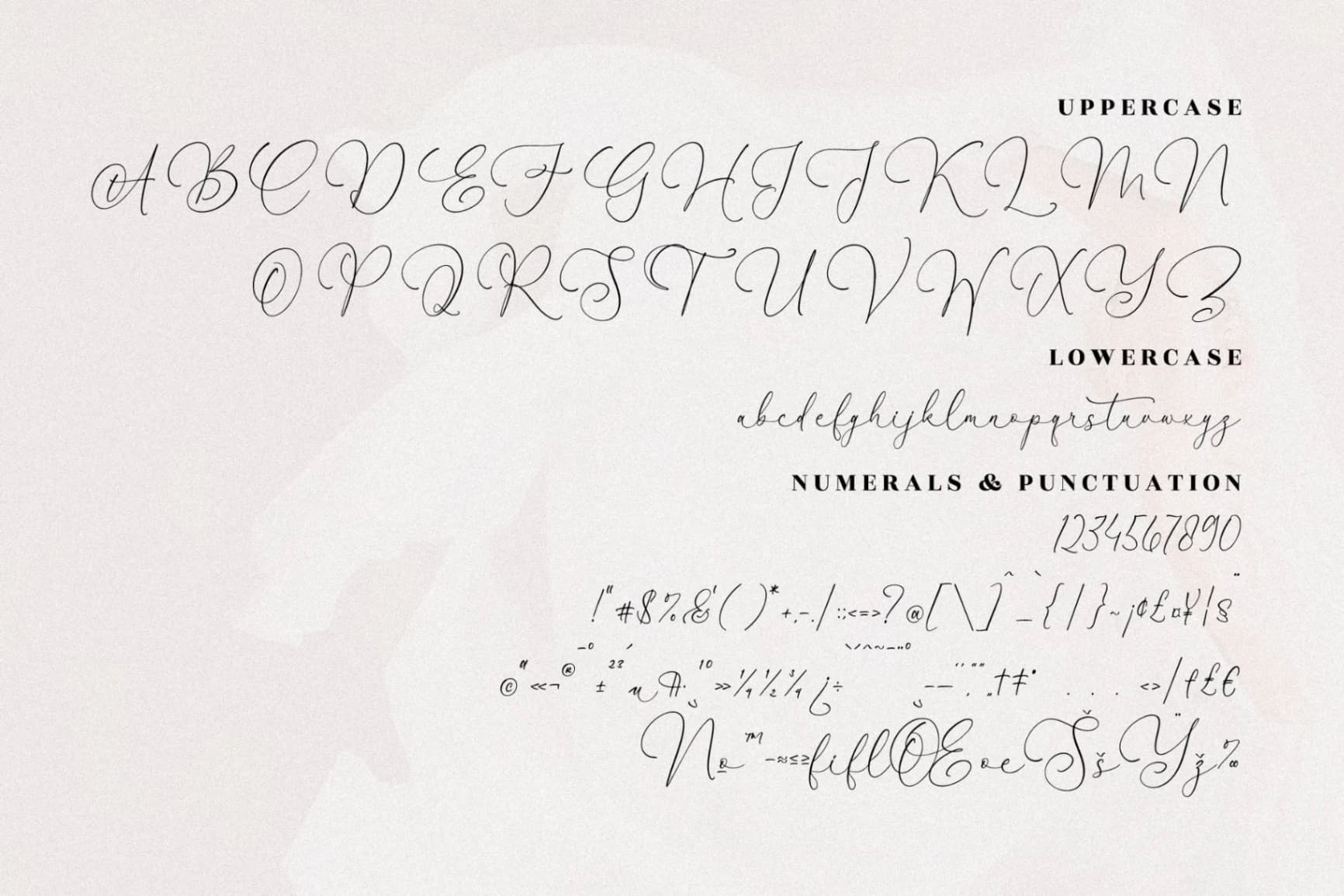 Preview 13 for Waltson Beauty - Luxury Script Font