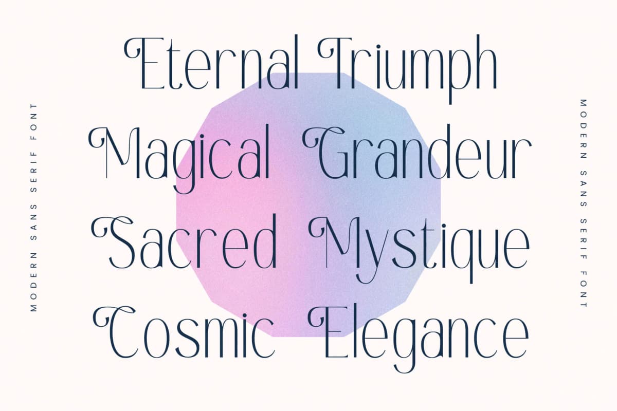 Authentic Megarilo – Modern Sans Serif font preview 7