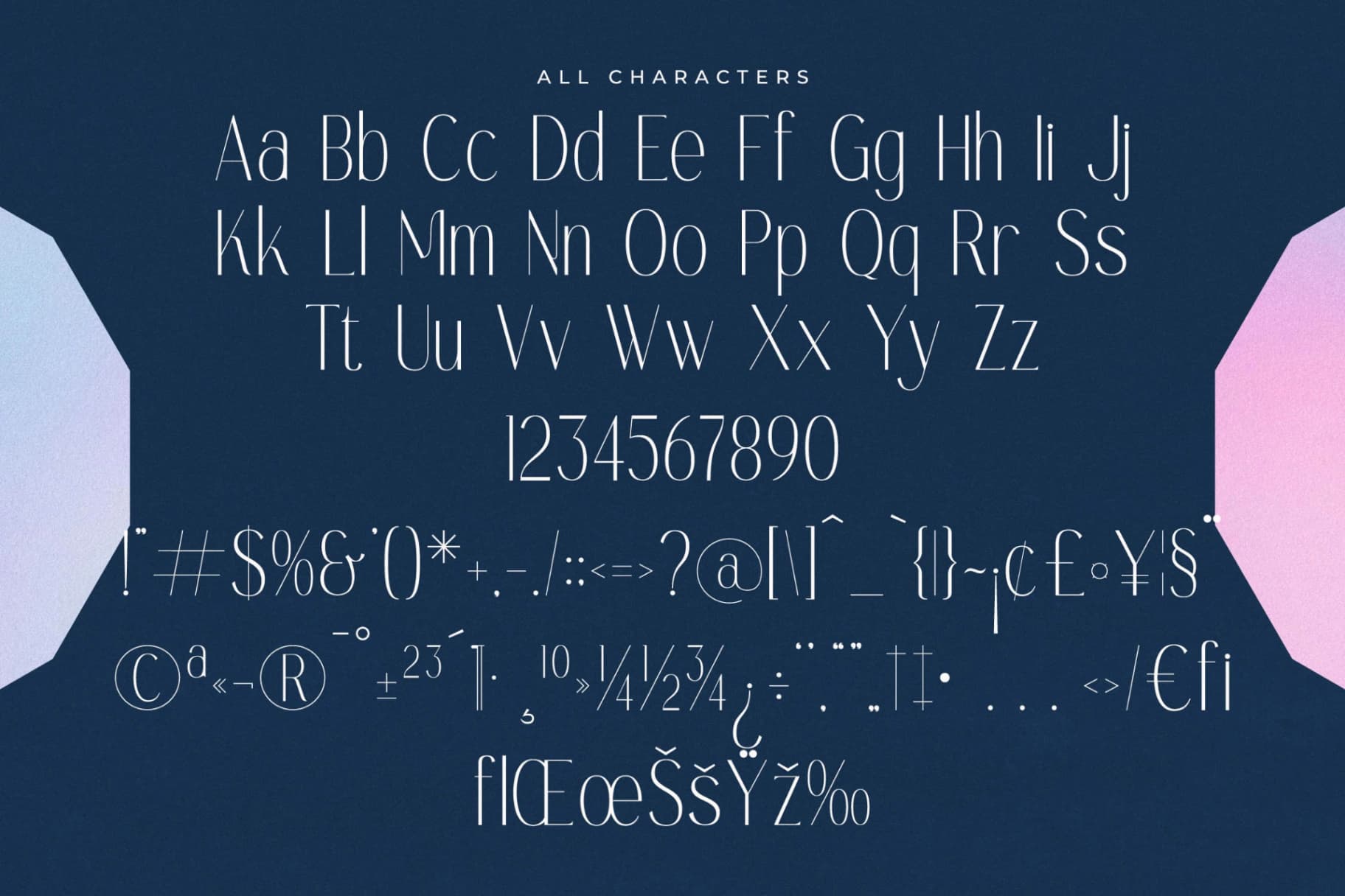 Preview 13 for Authentic Megarilo – Modern Sans Serif