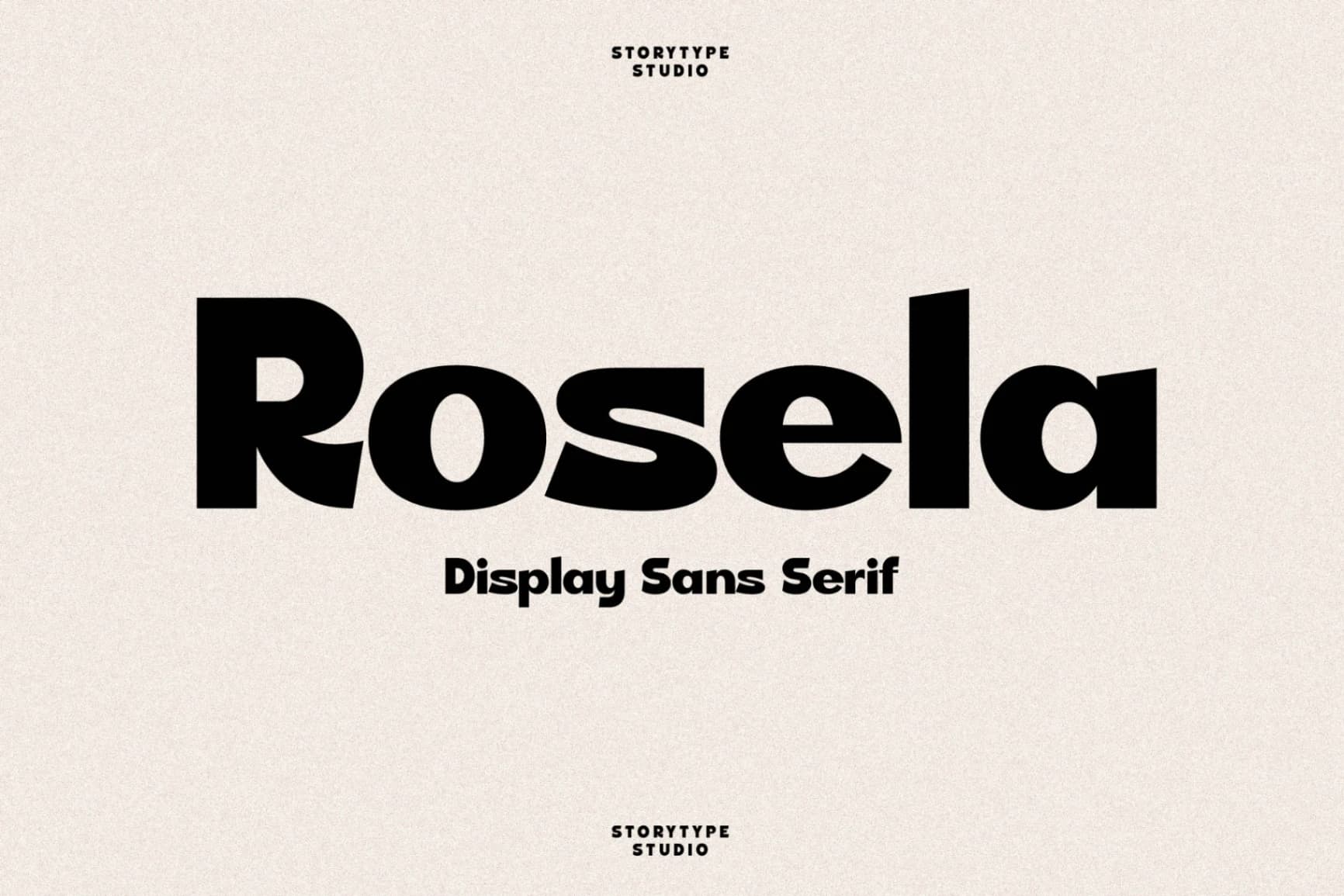 Preview of Rosela - Display Sans serif Font font